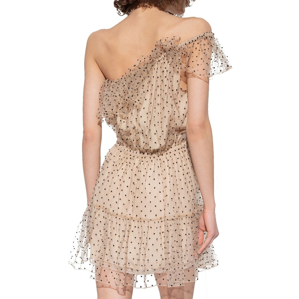 Robe en tulle à une épaule Gucci