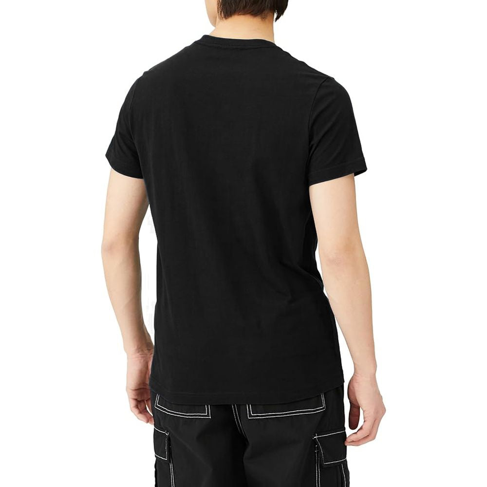 T-shirt en coton noir Diesel