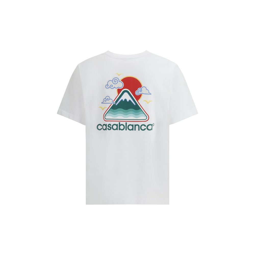 Casablanca Montagne Ondulée Tshirt sérigraphié