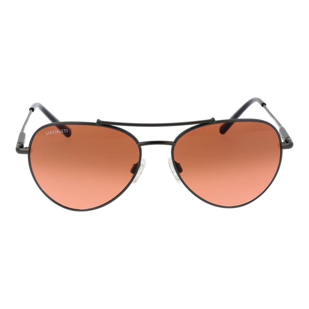 Lunettes de soleil unisexes noires Serengeti