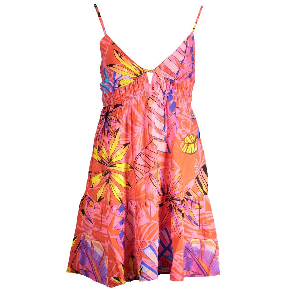 Robe en polyester rouge Desigual