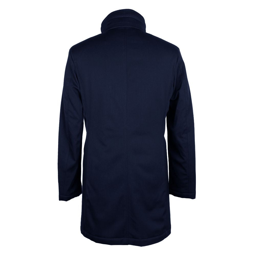 Veste en laine bleue fabriquée en Italie