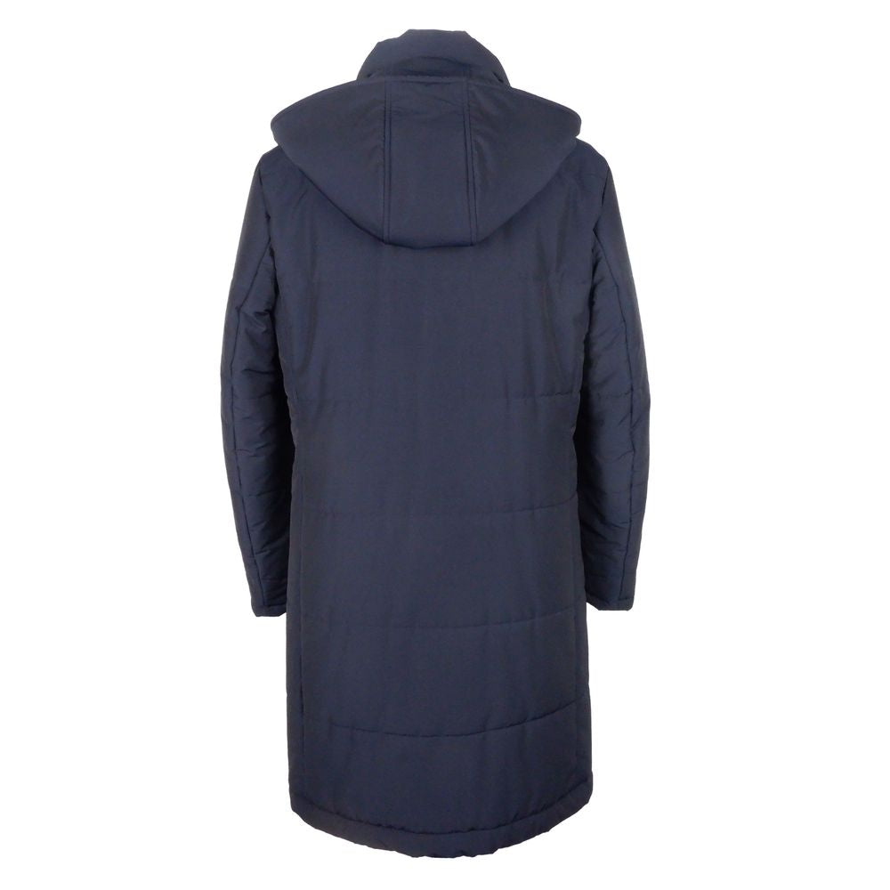 Veste en laine bleue fabriquée en Italie