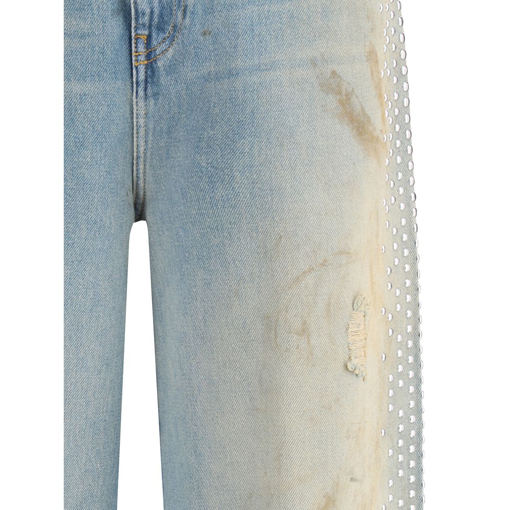 Golden Goose Journey Boyfriend Denim Jeans Blue Limited
