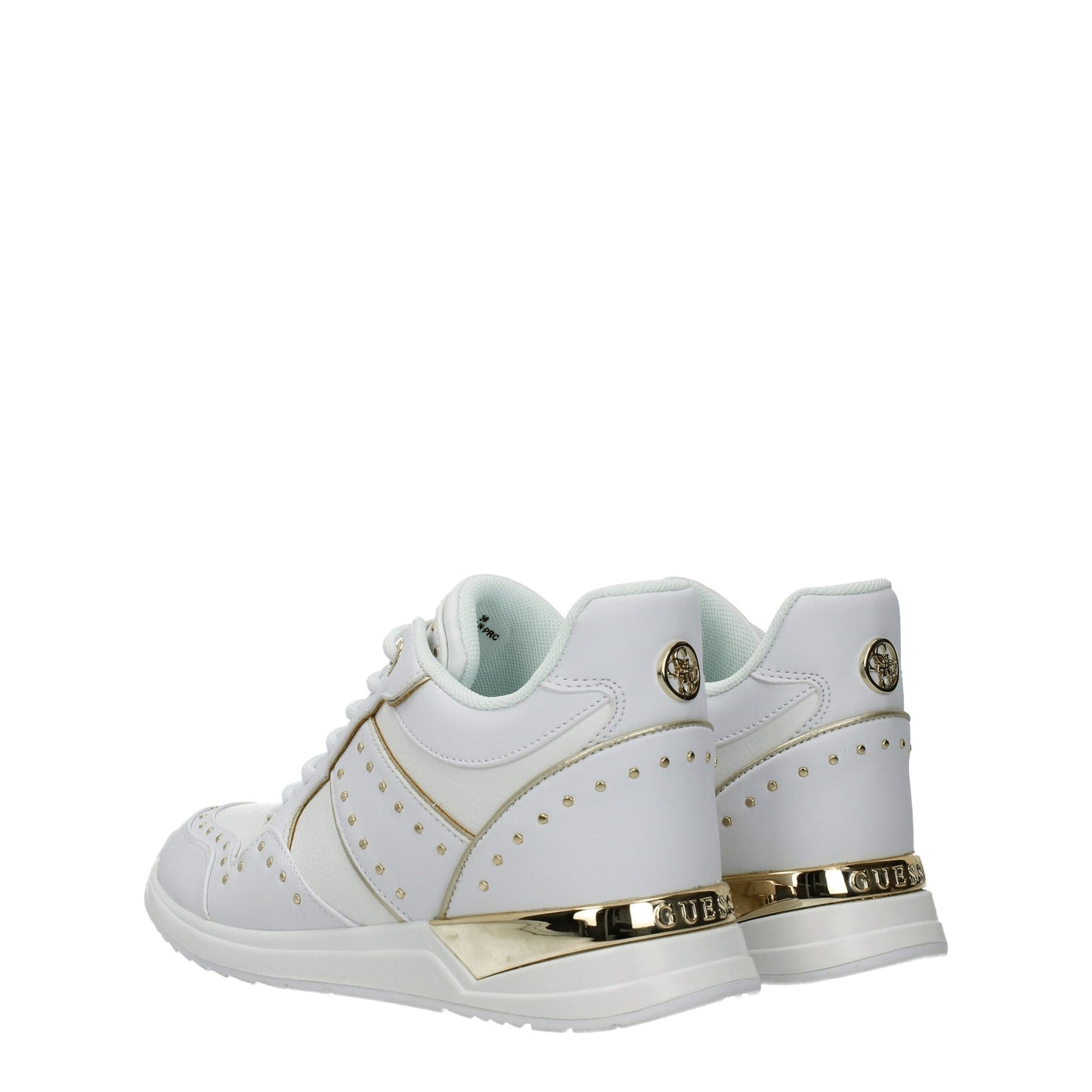 Guess White Polyethylene Sneakers by Guess