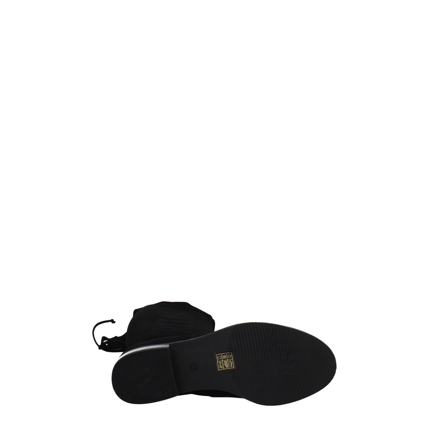Stuart Weitzman Black Leather Over The Knee by Stuart Weitzman