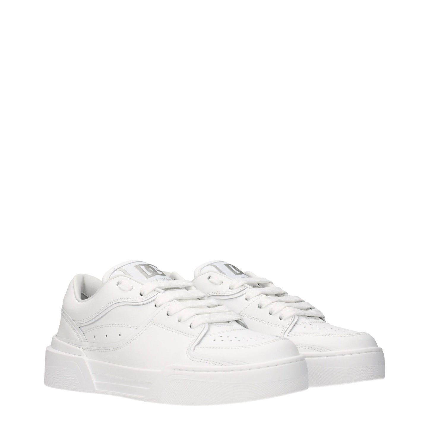 Dolce & Gabbana White Leather Low Tops - from Dolce & Gabbana