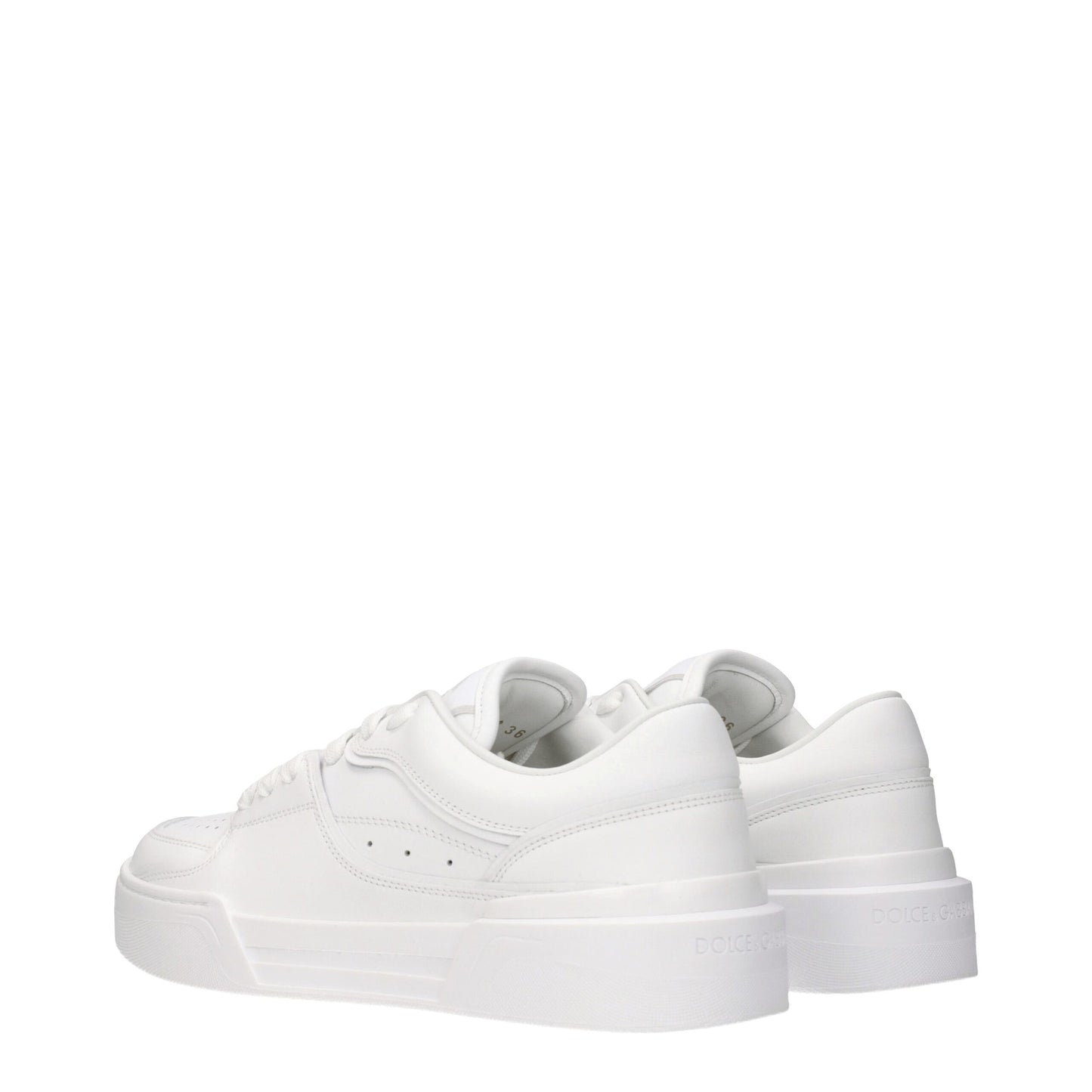 Dolce & Gabbana White Leather Low Tops - from Dolce & Gabbana