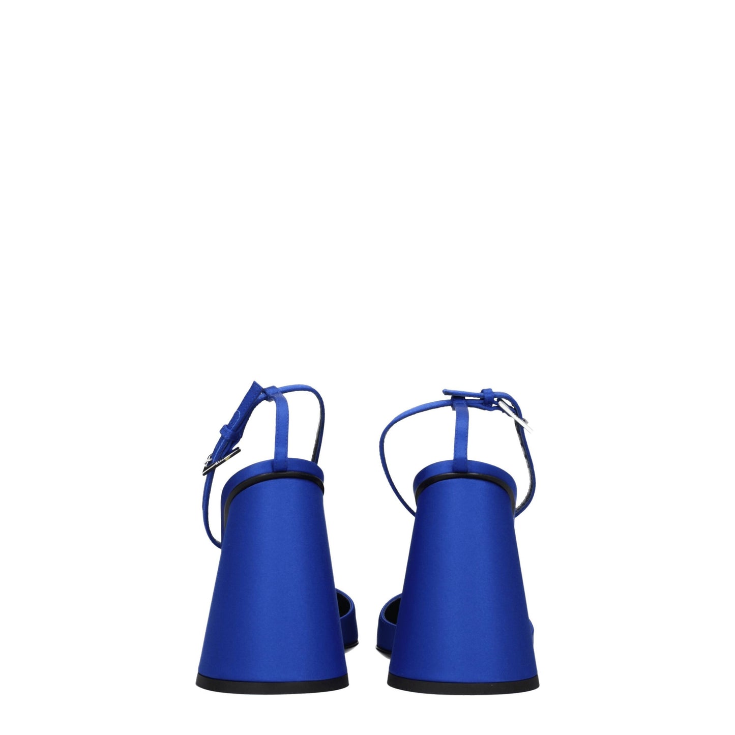 The Attico Blue Satin Platforms - from The Attico
