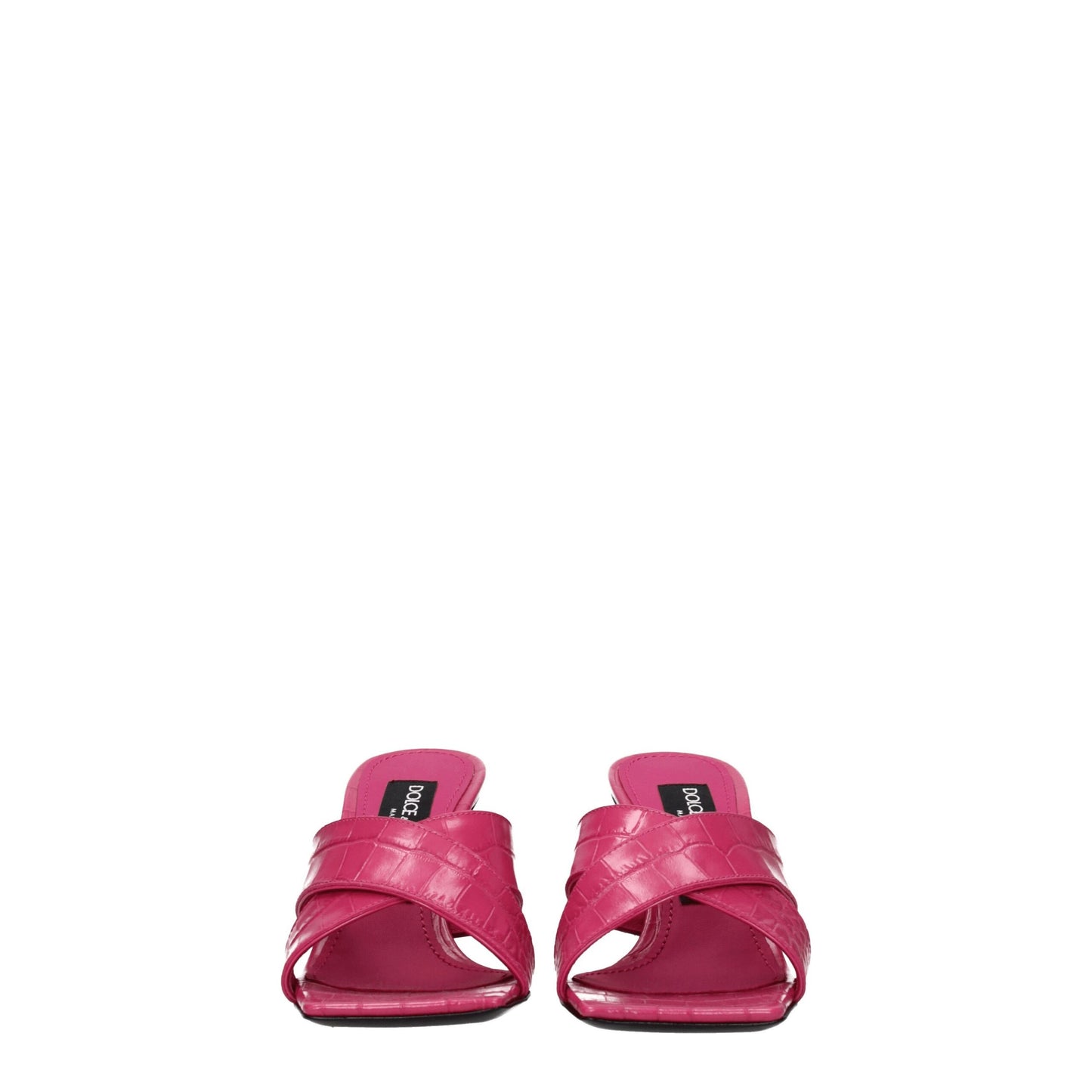Dolce & Gabbana Pink Leather Platforms - from Dolce & Gabbana