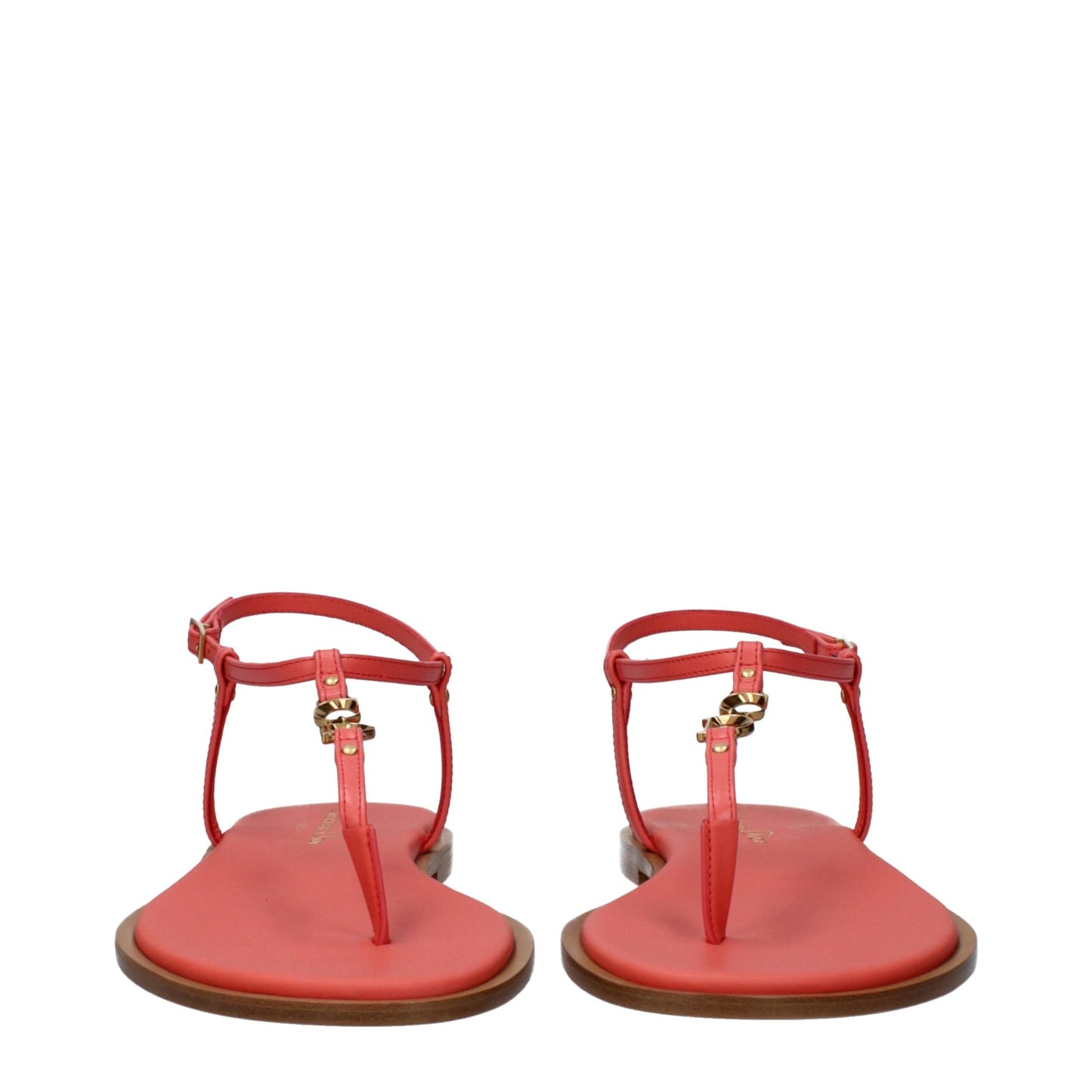Christian Dior Pink Leather Flip Flop Sandals