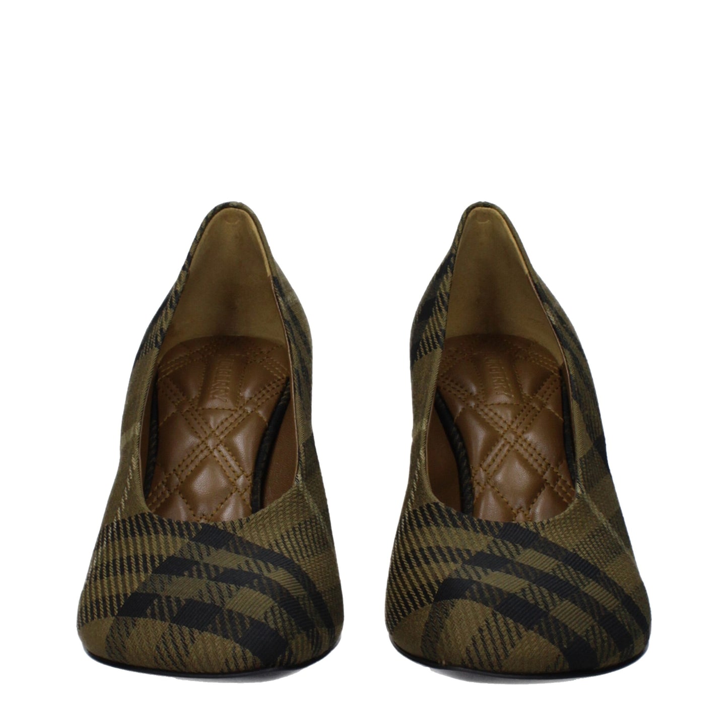 Burberry Green Fabric Brooch