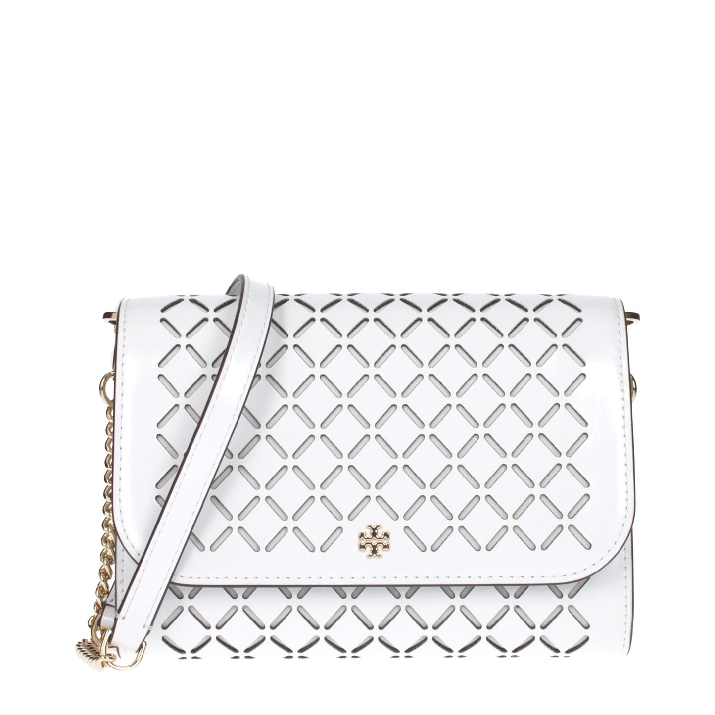 Tory Burch White Leather Clutch Bags