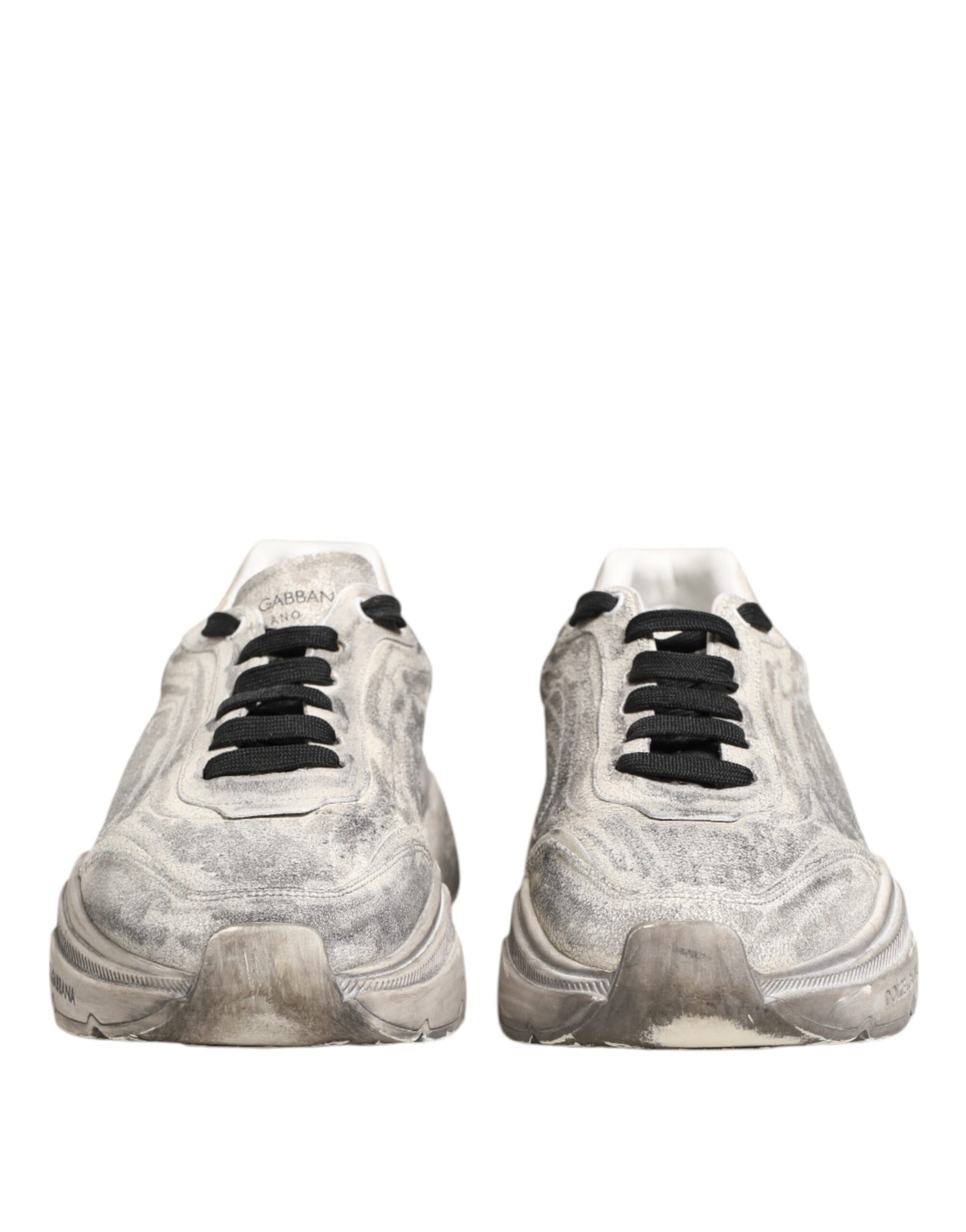 Dolce & Gabbana White Daymaster Low Top Men Sneakers Shoes by Dolce & Gabbana