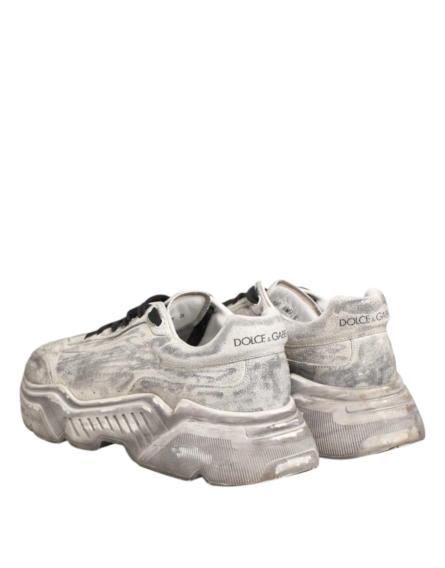 Dolce & Gabbana White Daymaster Low Top Men Sneakers Shoes by Dolce & Gabbana