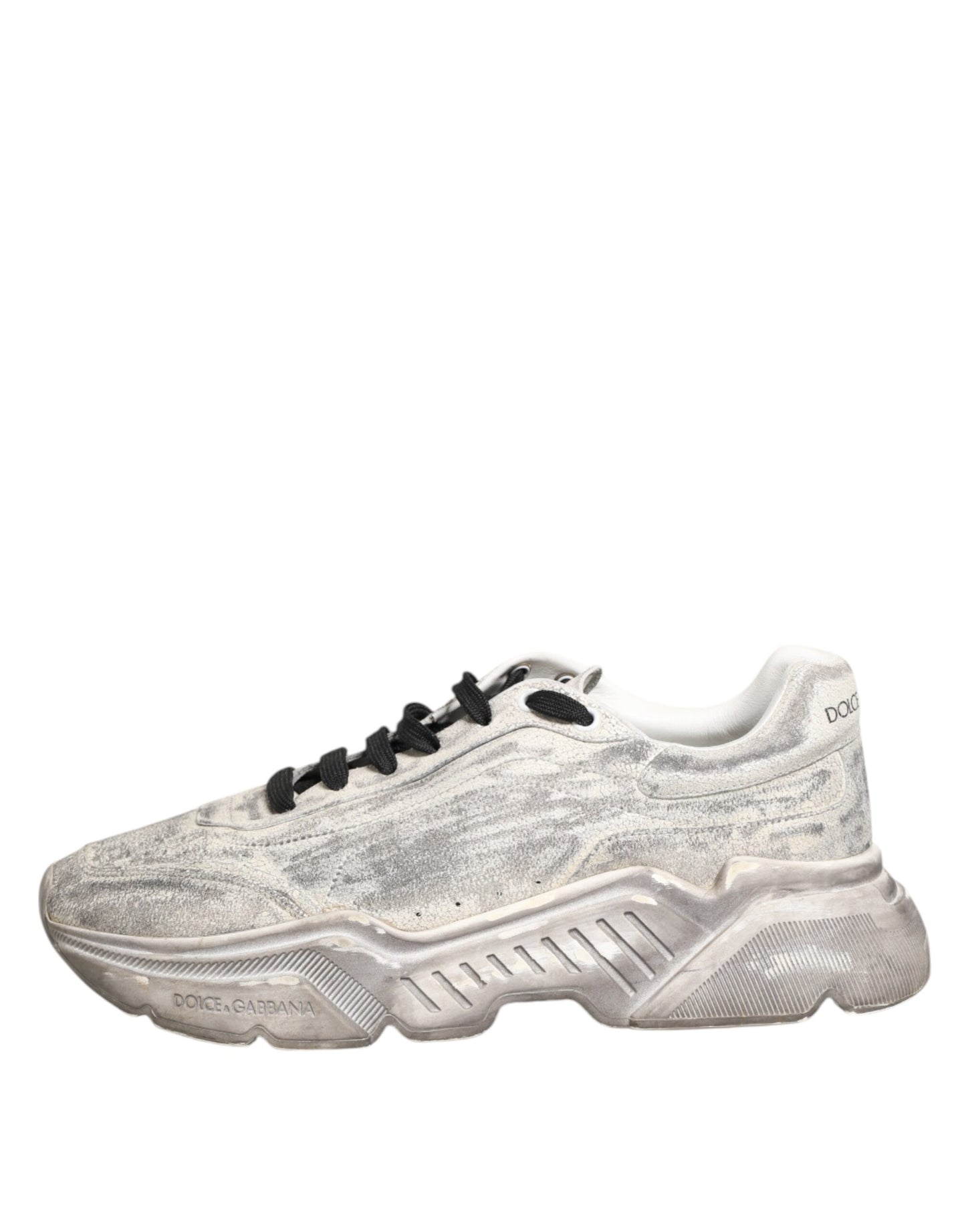 Dolce & Gabbana White Daymaster Low Top Men Sneakers Shoes by Dolce & Gabbana