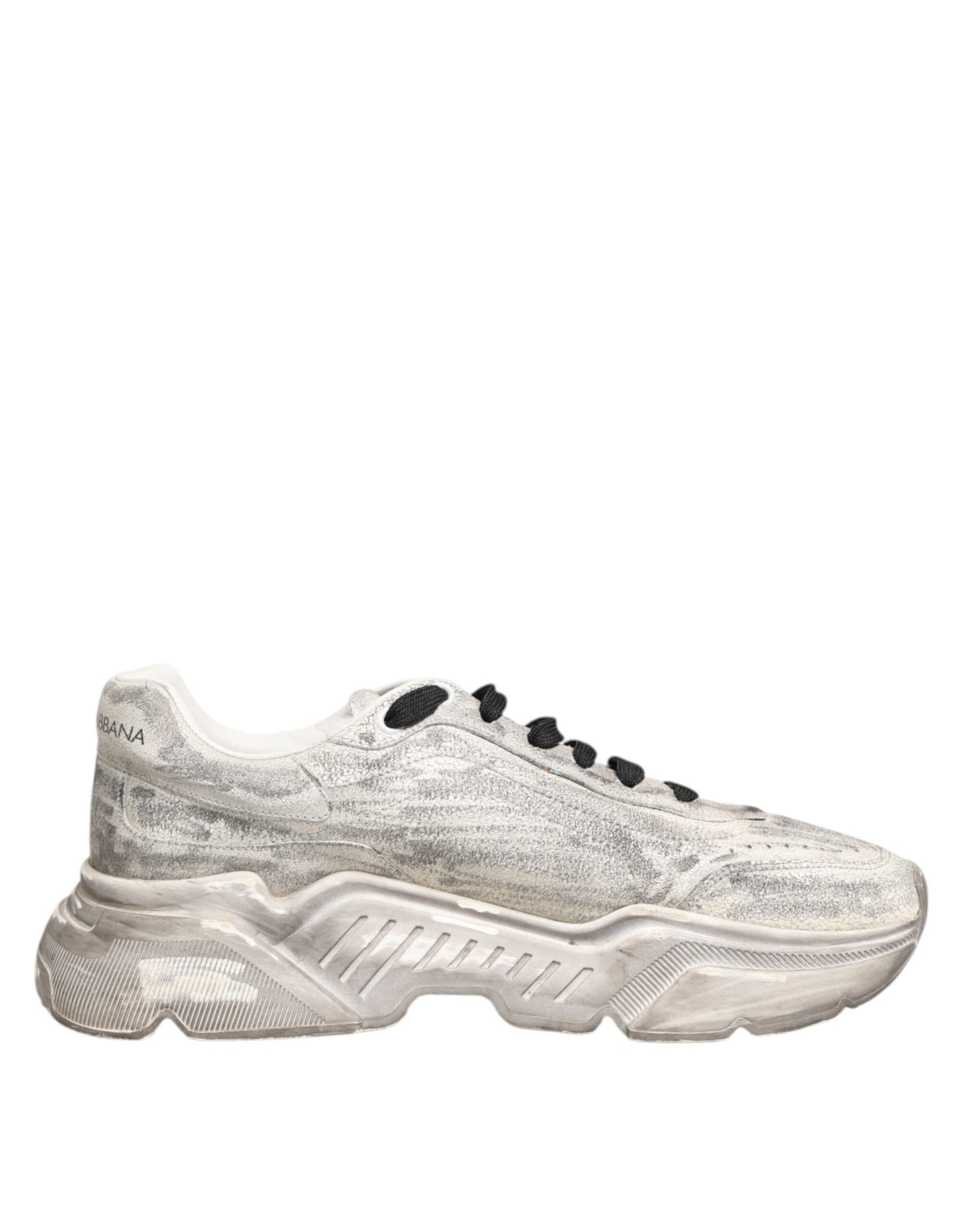 Dolce & Gabbana White Daymaster Low Top Men Sneakers Shoes by Dolce & Gabbana