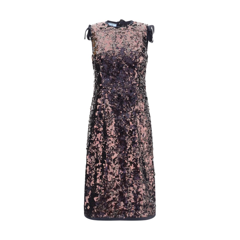 Prada Sequined Midi Dress