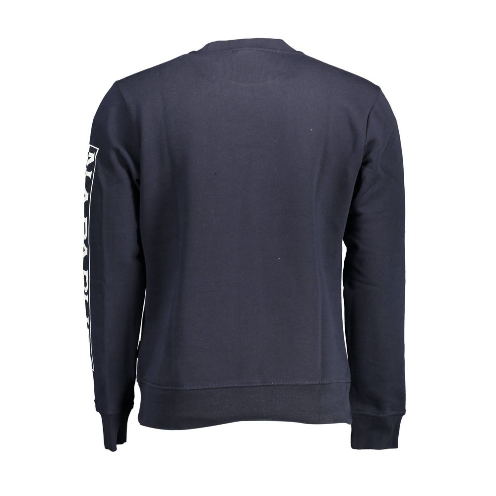 Napapijri Blue Cotton Sweater by Napapijri