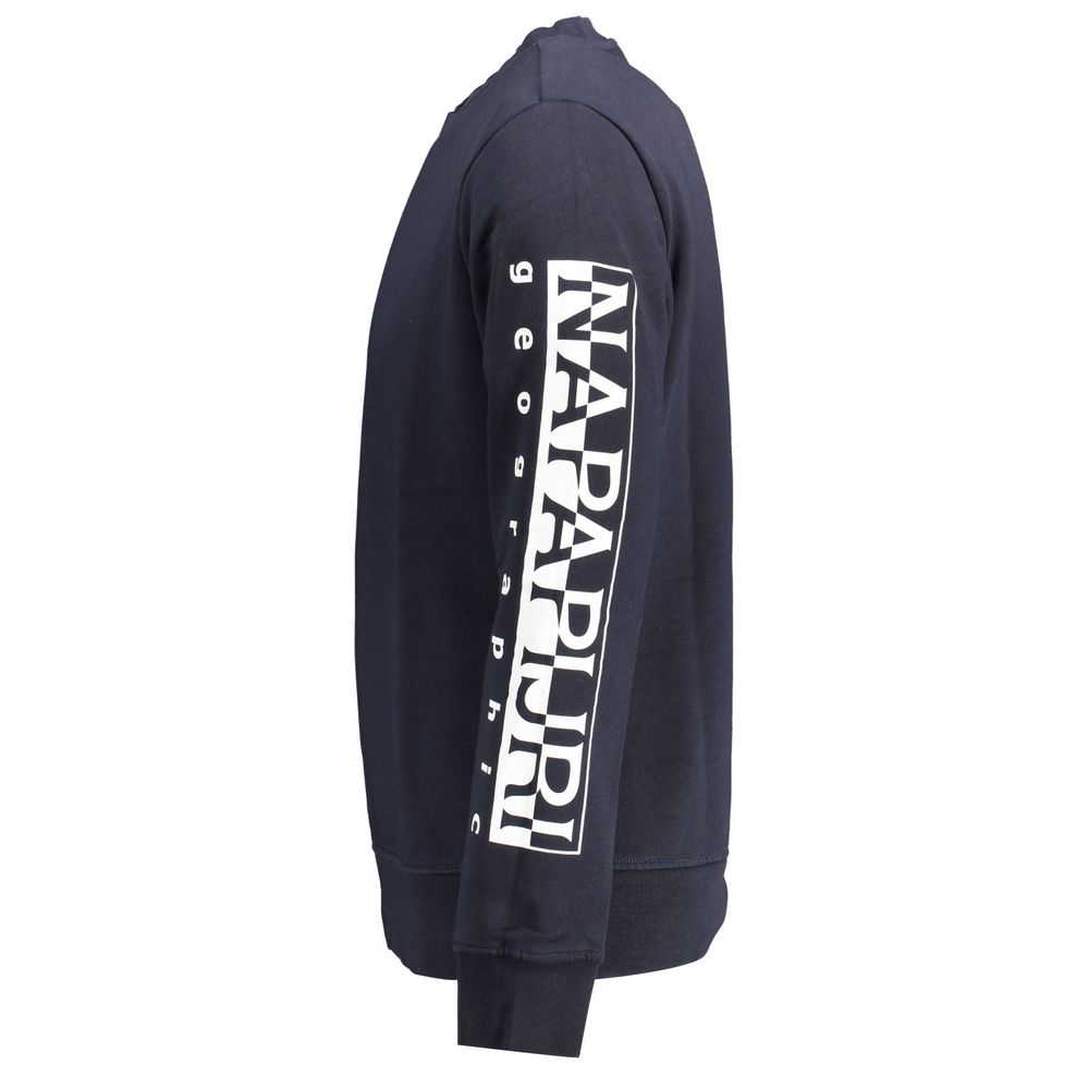 Napapijri Blue Cotton Sweater by Napapijri