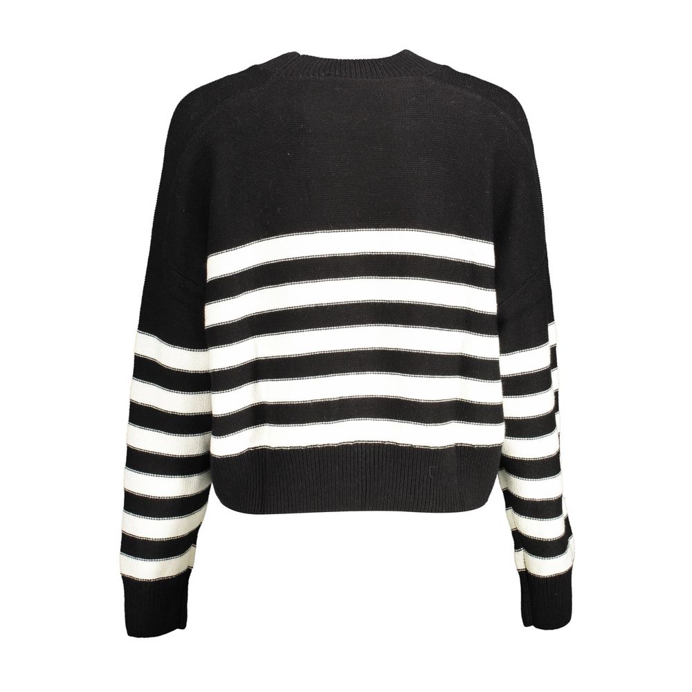 Desigual Black Cotton Sweater by Desigual