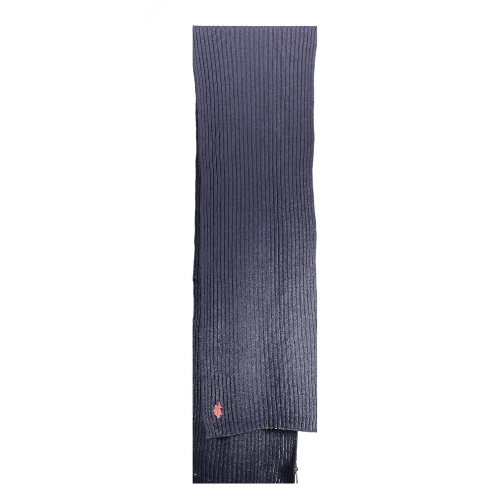US POLO ASSN. Blue Wool Scarf