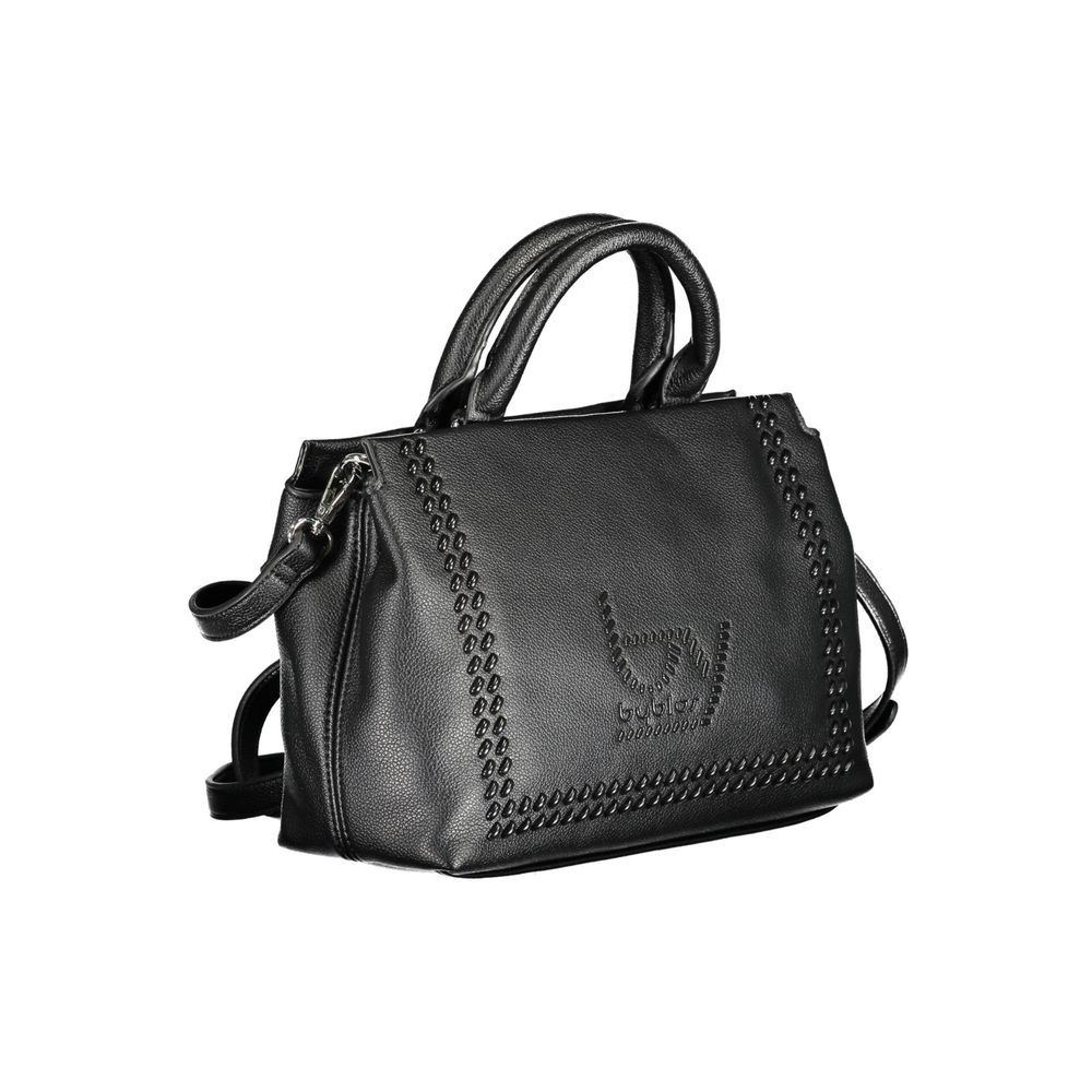 BYBLOS Black Polyethylene Handbag by BYBLOS