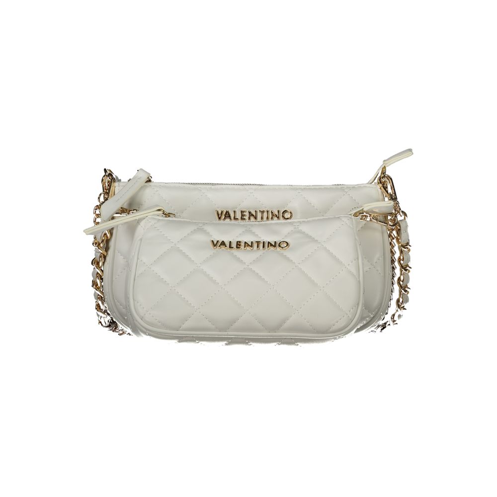 Mario Valentino White Polyethylene Handbag