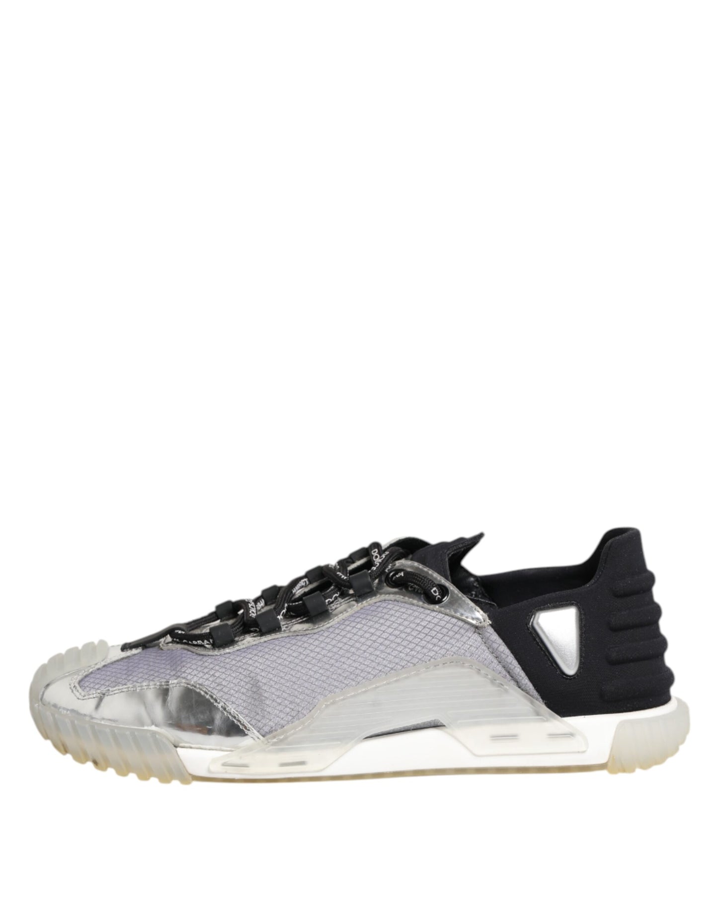 Dolce & Gabbana Black Silver NS1 Men Low Top Sneakers Shoes - from Dolce & Gabbana