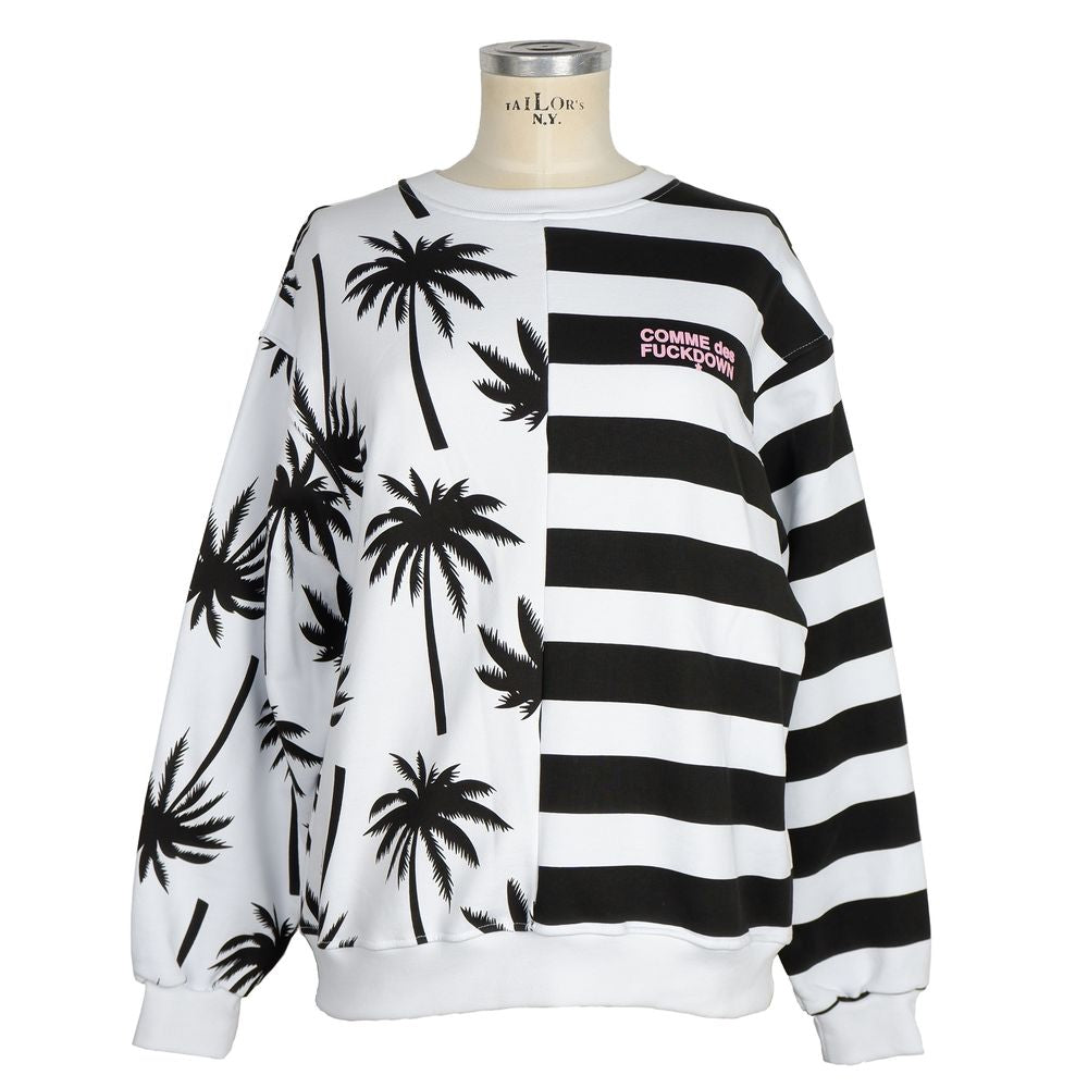 Comme Des Fuckdown Black Cotton Sweater by Comme Des Fuckdown