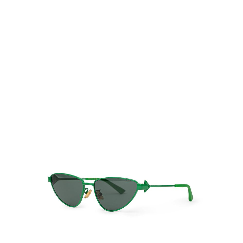 Bottega Veneta Green Metal Sunglasses
