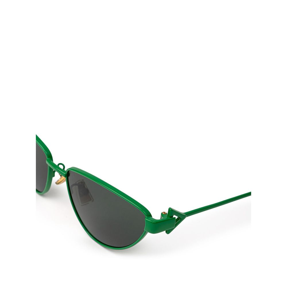 Bottega Veneta Green Metal Sunglasses
