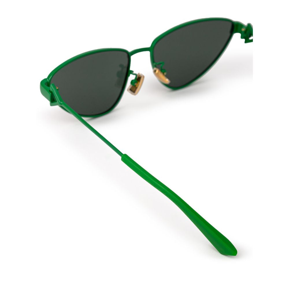 Bottega Veneta Green Metal Sunglasses