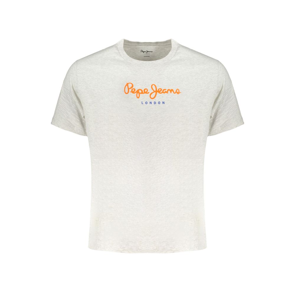 Pepe Jeans Gray Cotton T-Shirt by Pepe Jeans