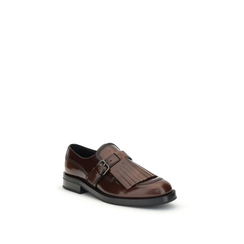 Church's Lace Up Shoes with Fringes Calf Leather Laced Shoes