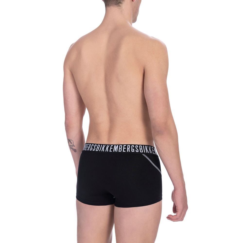 Duo de boxers Bikkembergs en coton noir pour homme
