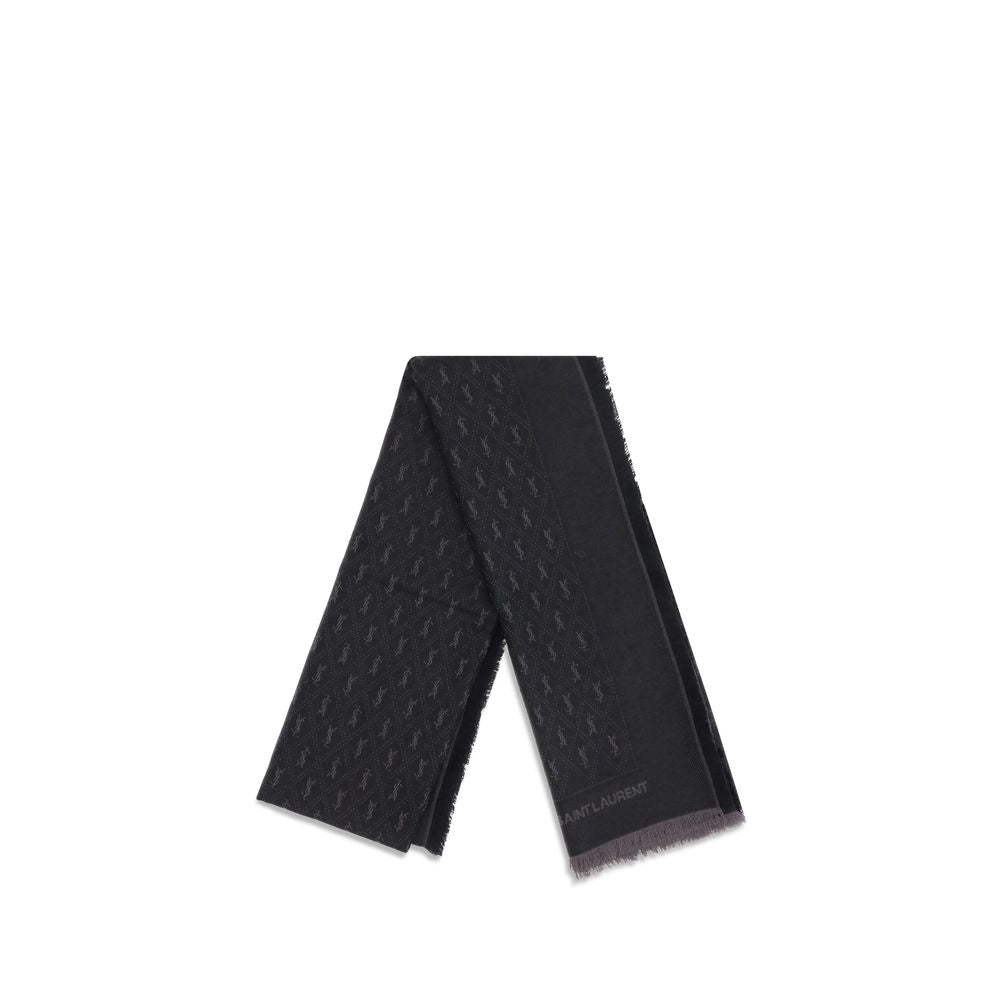 Saint Laurent YSL Monogram Scarf