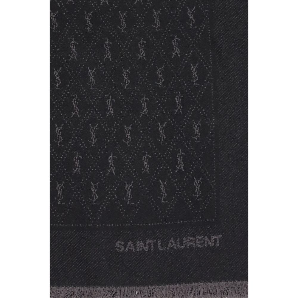 Saint Laurent YSL Monogram Scarf