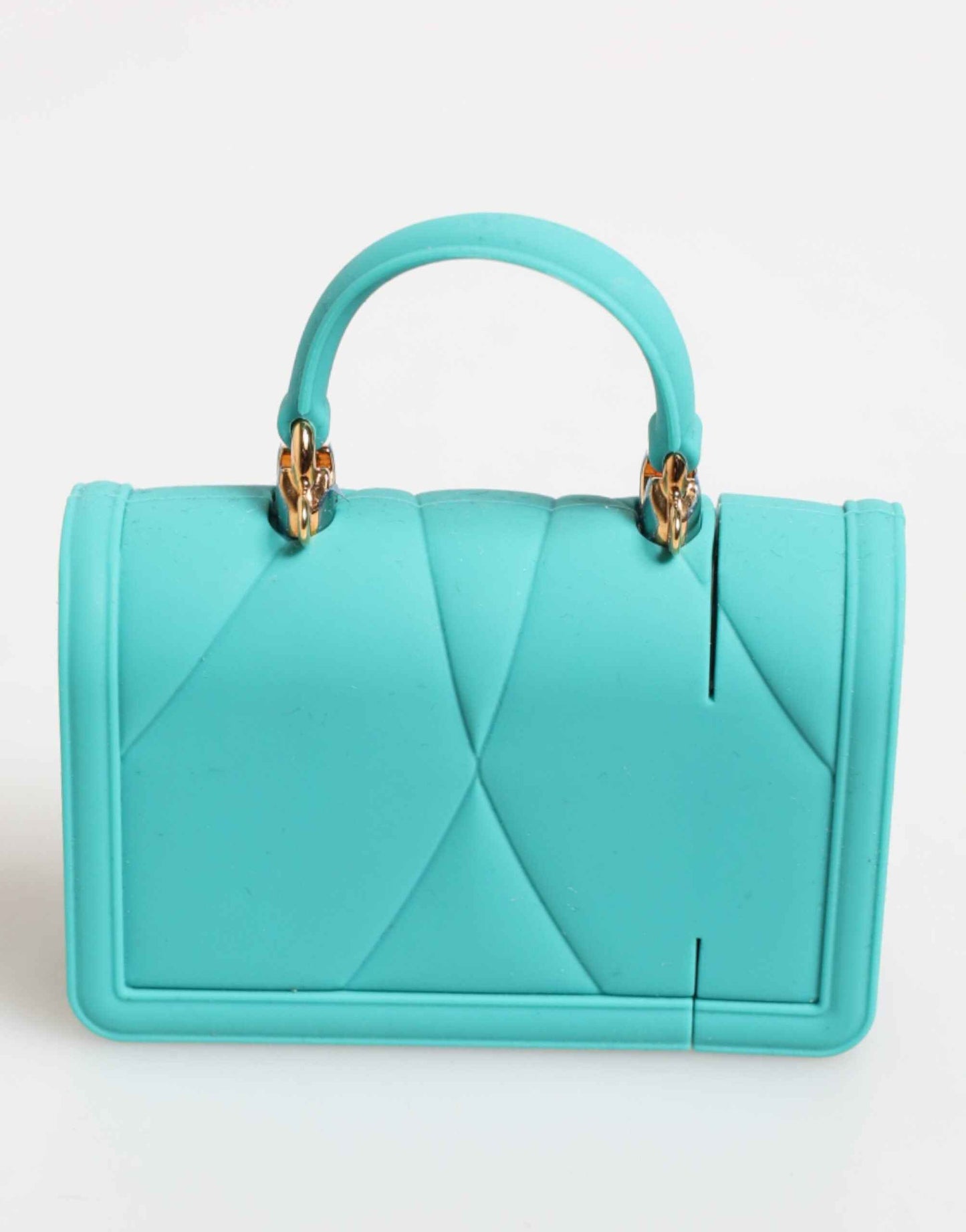 Dolce & Gabbana Turquoise Silicone Devotion Heart Cover Bag Airpods Case