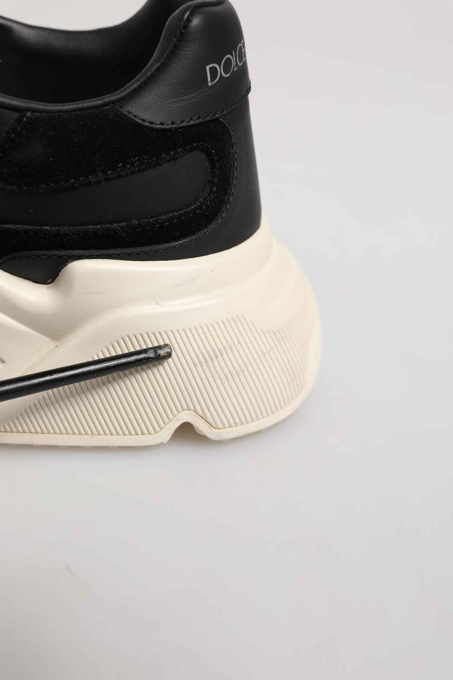 Dolce & Gabbana Black White Daymaster Low Top Sneakers Shoes