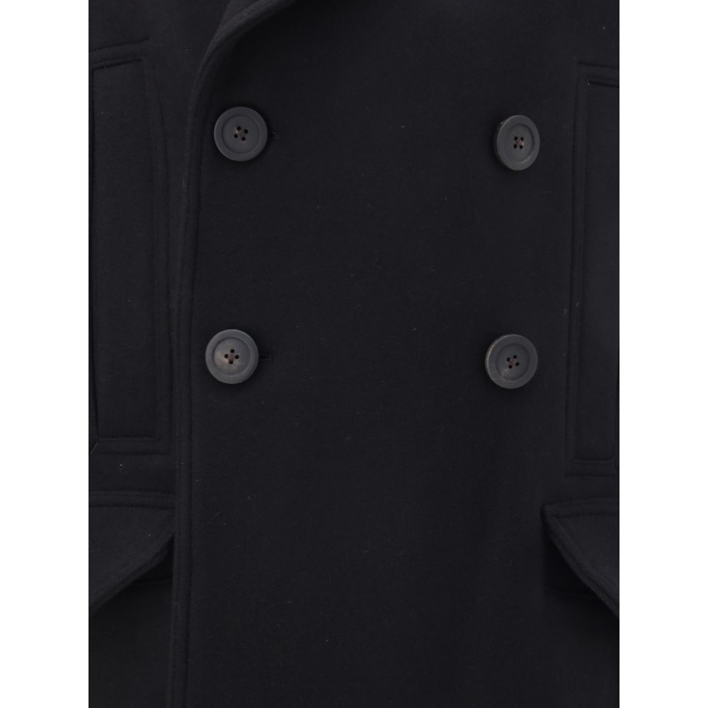 Rick Owens Officer Long Coat