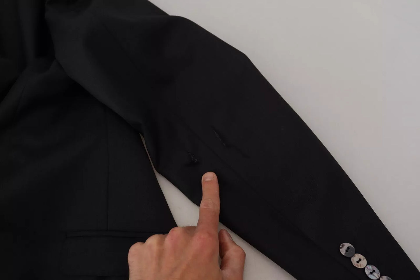 Dolce & Gabbana Melange Gray Wool 2 Piece MARTINI Suit