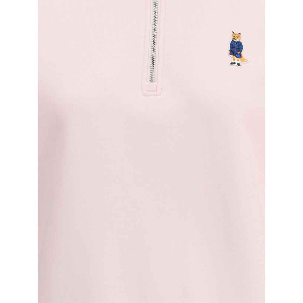 Maison Kitsuné Dressed Fox high neck and zip Sweatshirt