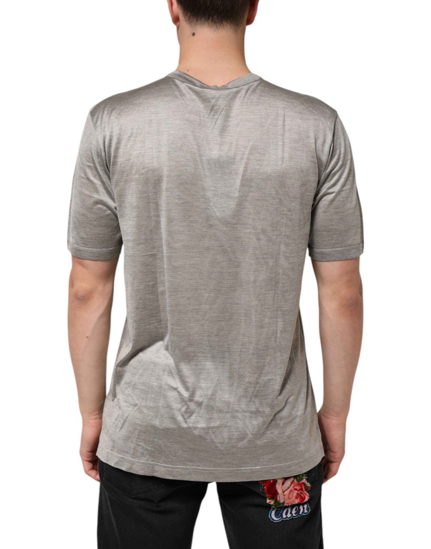 Dolce & Gabbana Beige Hazelnut Cotton Shortsleeve Shirt T-shirt by Dolce & Gabbana