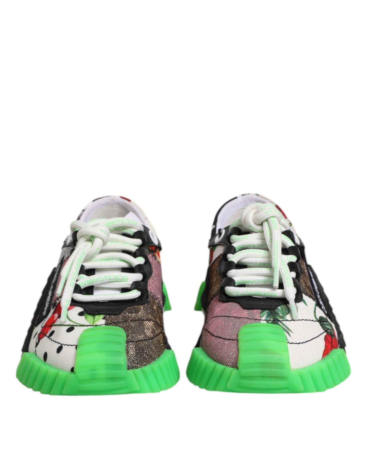 Dolce & Gabbana Multicor DG Logo Leopard Cherry Sneaker Shoes by Dolce & Gabbana