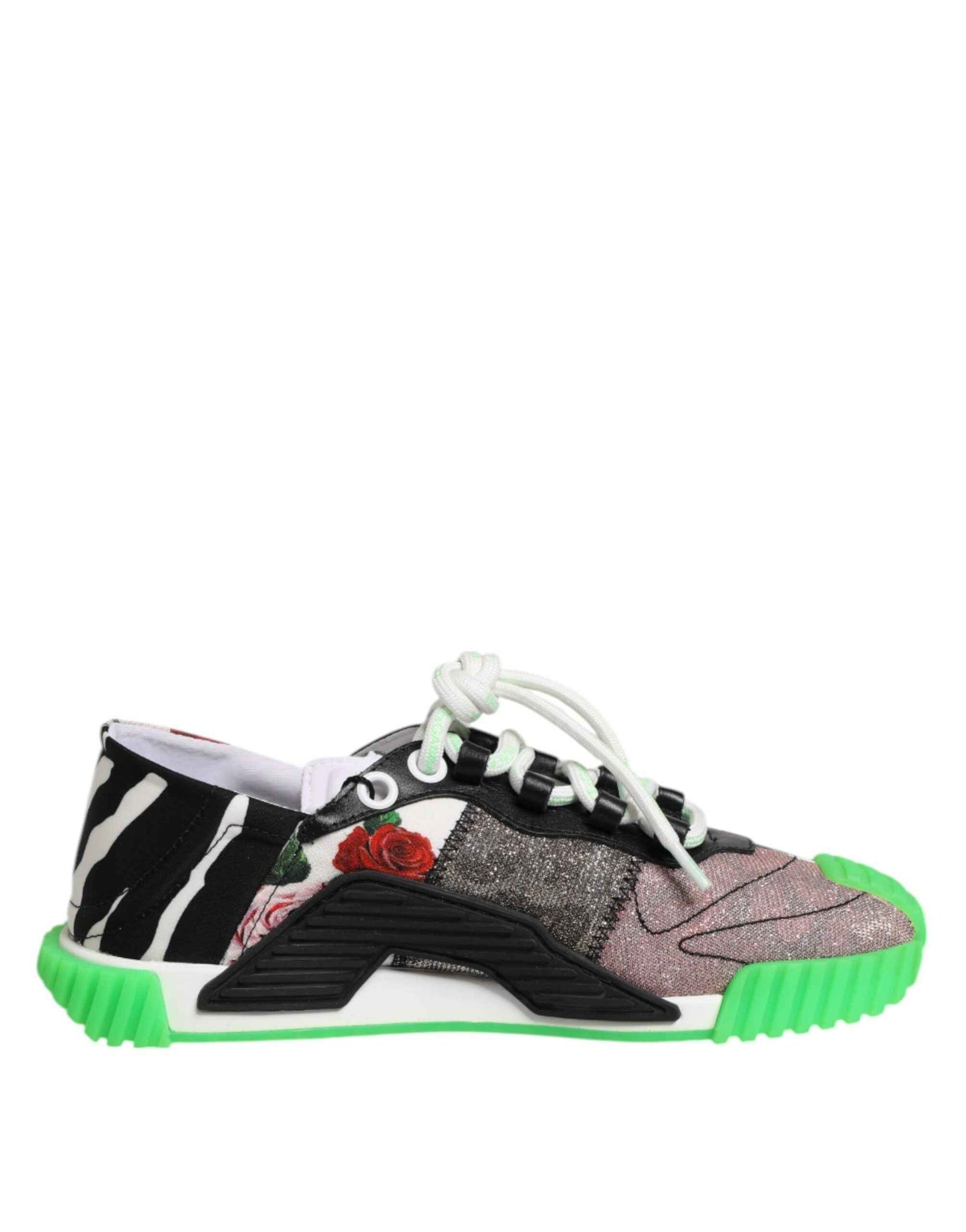 Dolce & Gabbana Multicor DG Logo Leopard Cherry Sneaker Shoes by Dolce & Gabbana