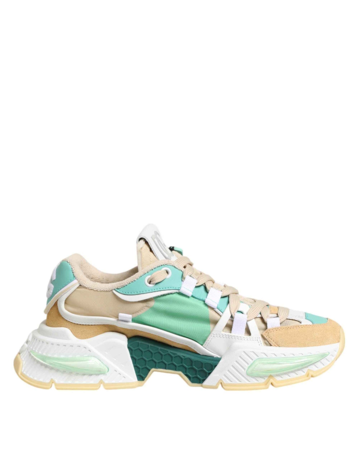 Dolce & Gabbana Multicolor Leather Airmaster Low Top Sneakers Shoes by Dolce & Gabbana