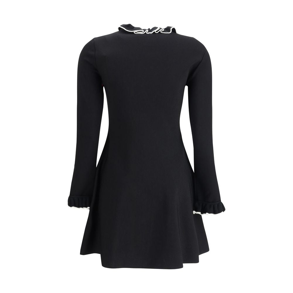 Valentino Knit Dress with flounces