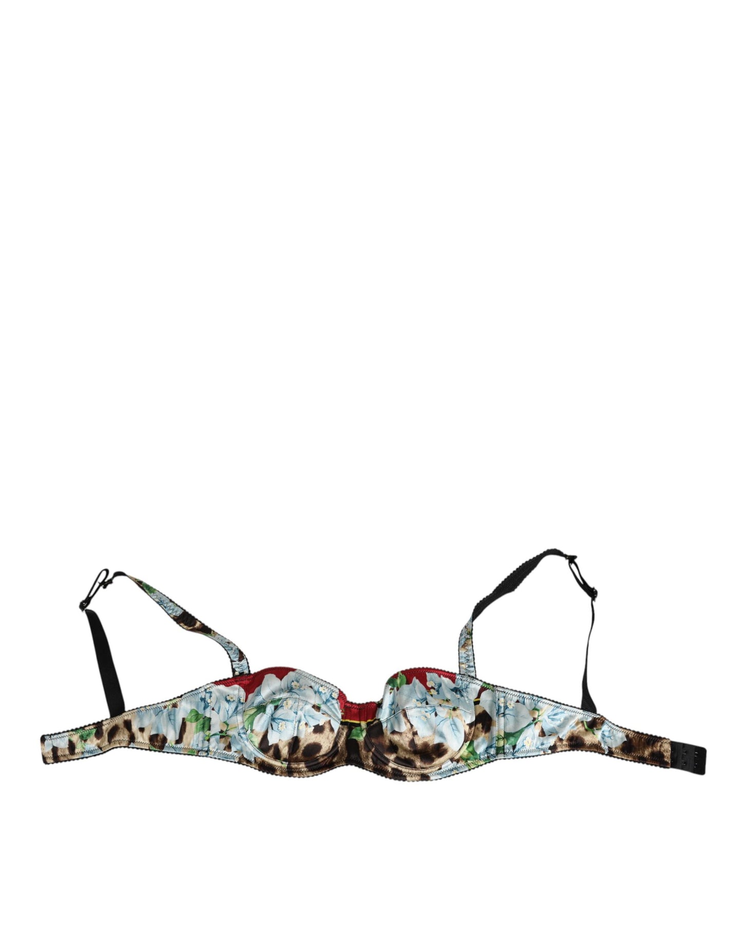 Dolce & Gabbana Multicolor Floral Semi Padded Balconette Underwear - from Dolce & Gabbana
