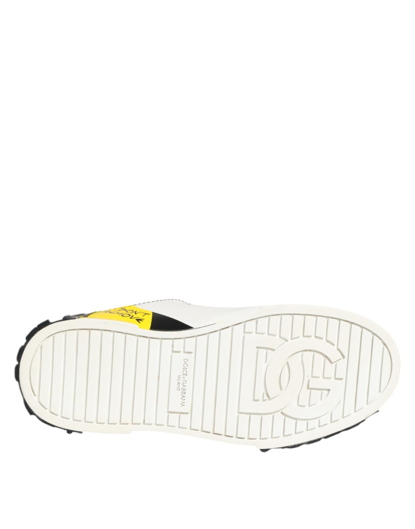 Dolce & Gabbana Multicolor Lettering Portofino Sneakers Shoes - from Dolce & Gabbana